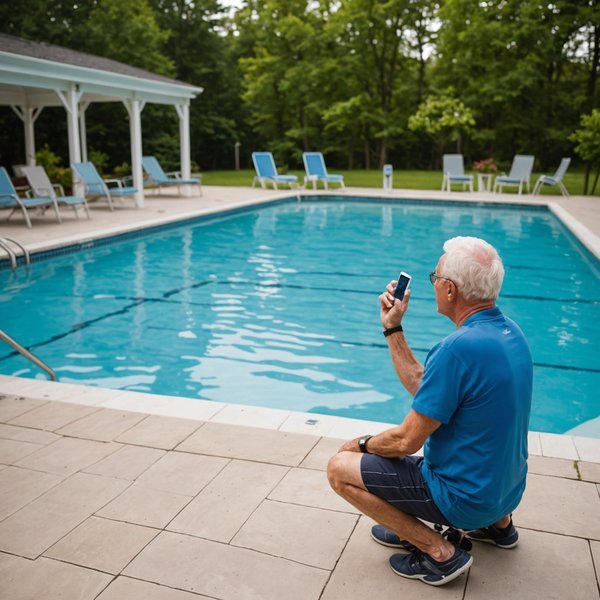 Comment installer des dispositifs de sécurité pour une piscine utilisée par des personnes âgées?