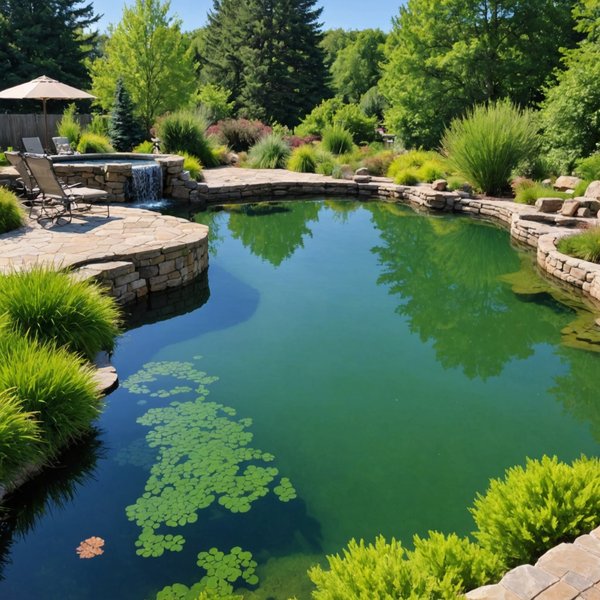Quelle est la meilleure méthode pour traiter les algues dans une piscine naturelle?