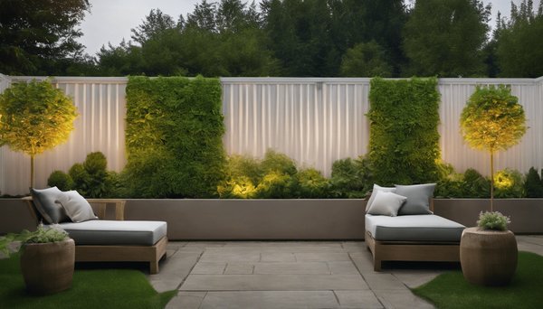 Les lames d'occultation rigides : style et confidentialité pour votre jardin